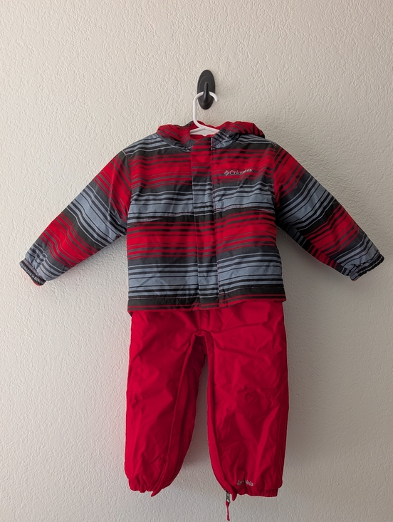 Columbia Other - Columbia Toddler 18-24M Snow Bib And Jacket Red/Gray